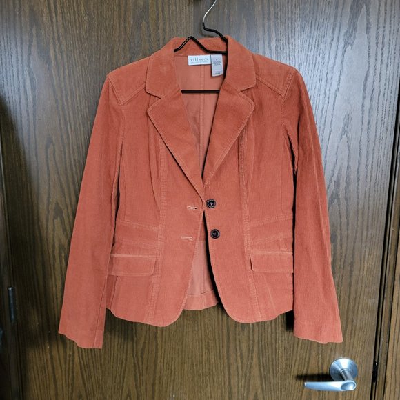 Gorgeous EUC VINTAGE Villager 70s Style Size 8 Corduroy Blazer - Picture 2 of 9